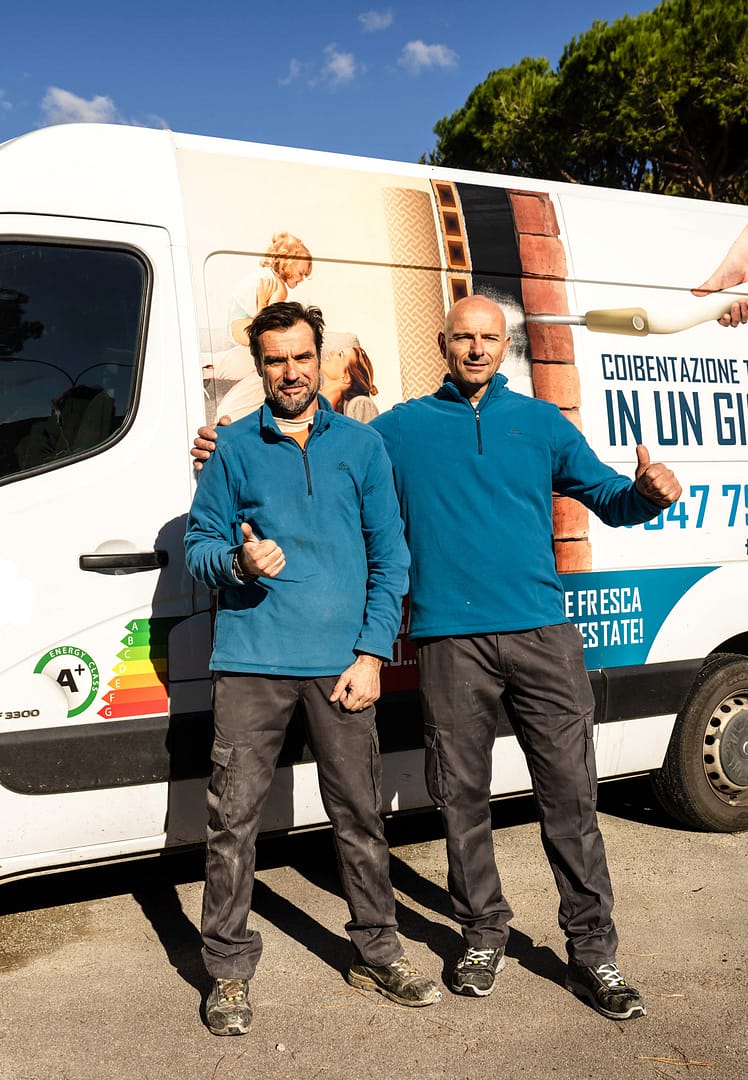 insuflaggio termico coibentazione